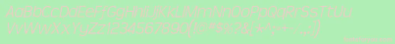 Police TeenLtIt – polices roses sur fond vert