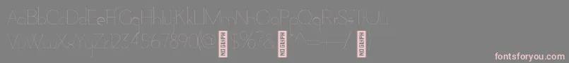 AdelaideLine Font – Pink Fonts on Gray Background