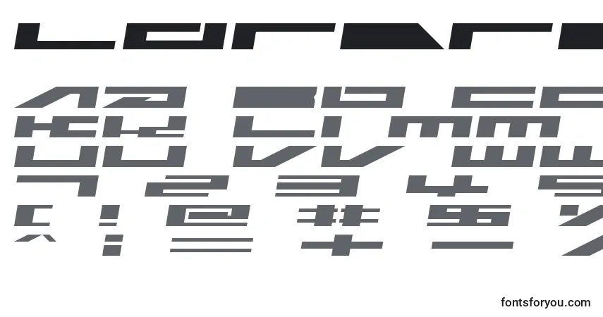 Шрифт LdrDream – алфавит, цифры, специальные символы