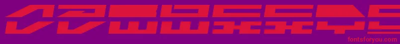 LdrDream Font – Red Fonts on Purple Background