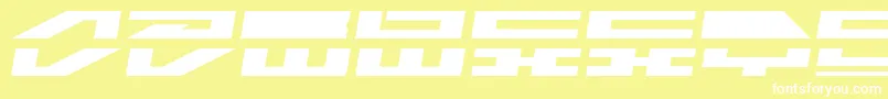 フォントLdrDream – 黄色い背景に白い文字