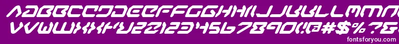 En savoir plus sur la police AirstripOneItalic Police AirstripOneItalic – polices blanches sur fond violet