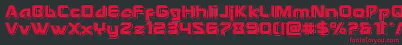 Usangelpunch Font – Red Fonts on Black Background