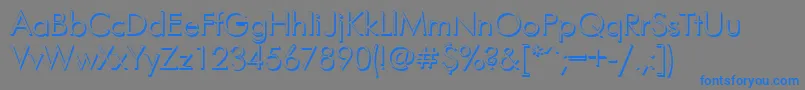 More about Futurisvolumectt Font Futurisvolumectt Font – Blue Fonts on Gray Background