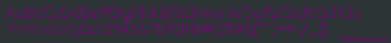 Lisätietoja Futurisvolumectt-fontista Futurisvolumectt-fontti – violetit fontit mustalla taustalla