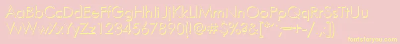More about Futurisvolumectt Font Futurisvolumectt Font – Yellow Fonts on Pink Background