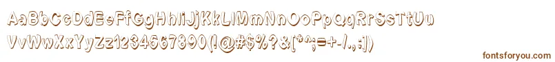Fontformerlyknownasfont Font – Brown Fonts on White Background