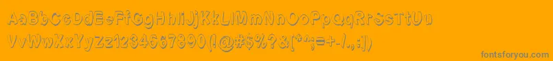 fuente Fontformerlyknownasfont – Fuentes Grises Sobre Fondo Naranja