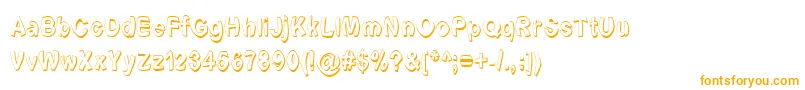 Fontformerlyknownasfont-fontti – oranssit fontit valkoisella taustalla