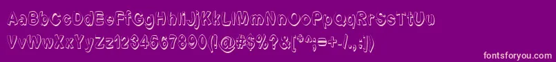 Fontformerlyknownasfont-Schriftart – Rosa Schriften auf violettem Hintergrund