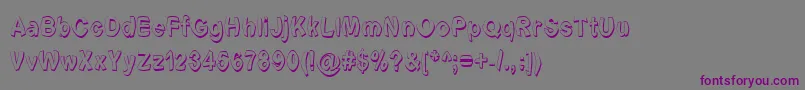 Fontformerlyknownasfont Font – Purple Fonts on Gray Background
