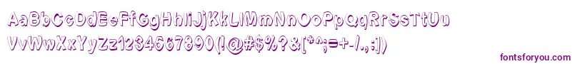 フォントFontformerlyknownasfont – 紫色のフォント