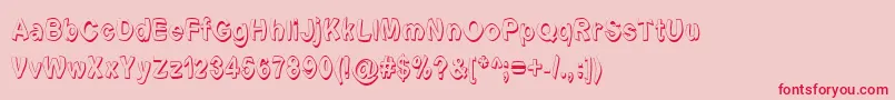 Fontformerlyknownasfont Font – Red Fonts on Pink Background
