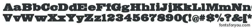 Bigmummy-fontti – ääriviivafontit