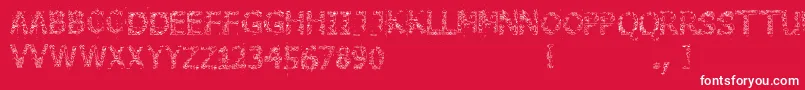 StoneEdge Font – White Fonts on Red Background