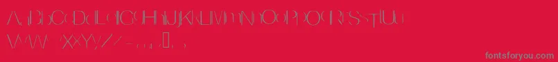 Invisible Font – Gray Fonts on Red Background