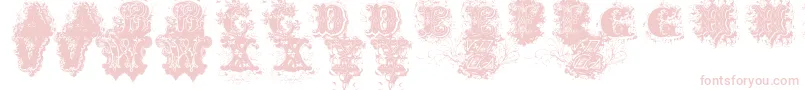 DirtyAmes0.1-Schriftart – Rosa Schriften auf weißem Hintergrund