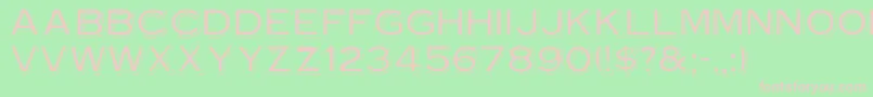 Vinylcaps Font – Pink Fonts on Green Background