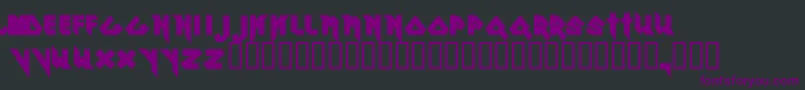 Lisätietoja Ronmaide-fontista Ronmaide-fontti – violetit fontit mustalla taustalla