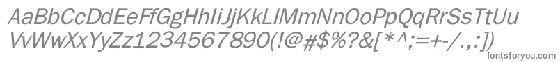 Franklingothic ffy Font – Gray Fonts on White Background