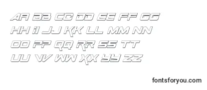 SpaceRanger3DItalic Font