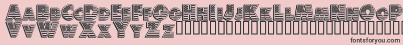 Amerd Font – Black Fonts on Pink Background