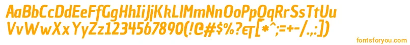 ChauphilomeneoneItalic-Schriftart – Orangefarbene Schriften