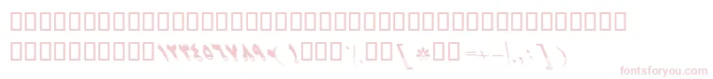 BSahar Font – Pink Fonts on White Background