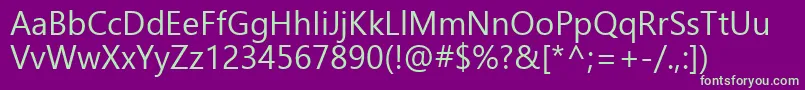 Lisätietoja SegoeUiEmoji-fontista SegoeUiEmoji-fontti – vihreät fontit violetilla taustalla