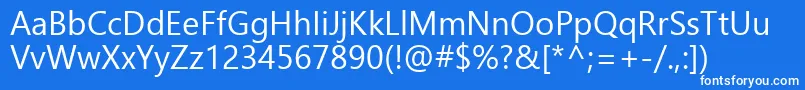 フォントSegoeUiEmoji – 青い背景に白い文字