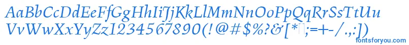 FiguralBookItalicPlain Font – Blue Fonts