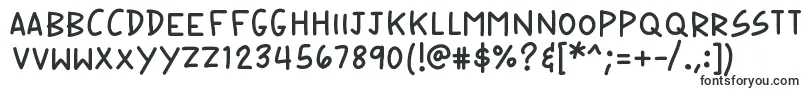 K26speechbubble-fontti – Alkavat K:lla olevat fontit