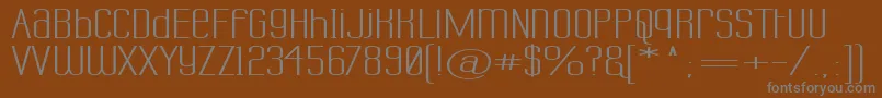Labtusw Font – Gray Fonts on Brown Background