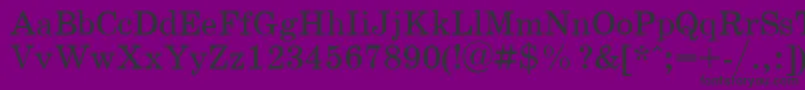 SchoolPlain.001.001 Font – Black Fonts on Purple Background