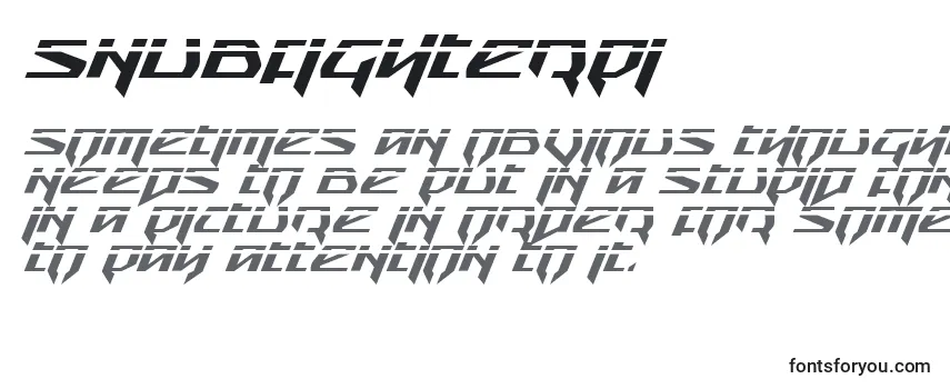 Snubfighterpi Font