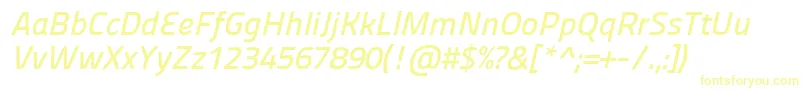 Panefresco600wtitalic Font – Yellow Fonts