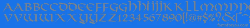 More about VikingN Font VikingN Font – Gray Fonts on Blue Background