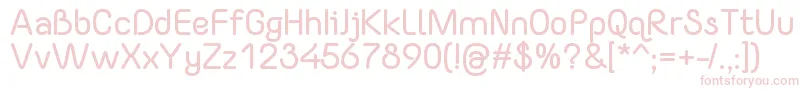 YaahowuBold-Schriftart – Rosa Schriften