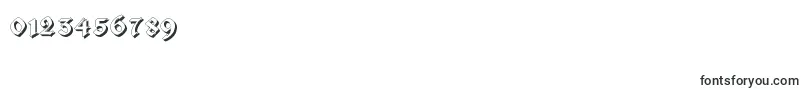 Frakturshadowed Font – Fonts for Numbers and Digits