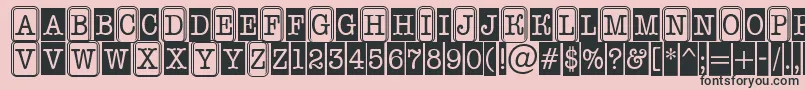 AOldtypernrcmcmb2 Font – Black Fonts on Pink Background