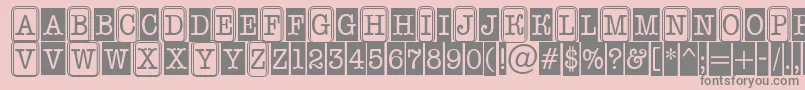 AOldtypernrcmcmb2 Font – Gray Fonts on Pink Background