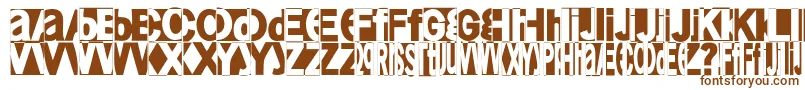 Friendlyfire Font – Brown Fonts on White Background