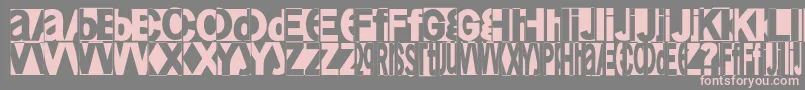 Friendlyfire Font – Pink Fonts on Gray Background