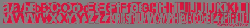 Friendlyfire Font – Red Fonts on Gray Background