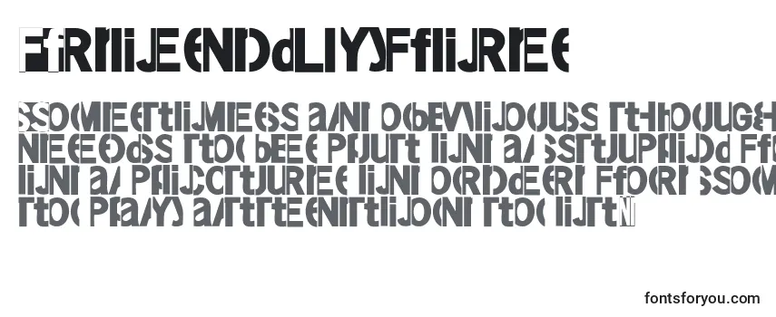 Review of the Friendlyfire Font