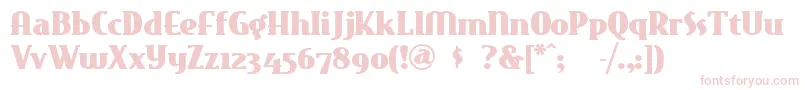 Eastmarket Font – Pink Fonts on White Background