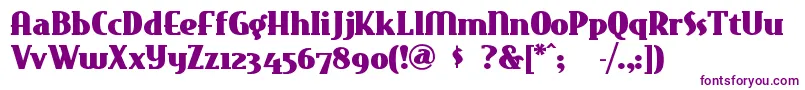 Eastmarket Font – Purple Fonts on White Background
