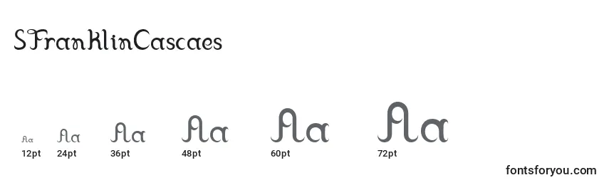 Размеры шрифта SFranklinCascaes
