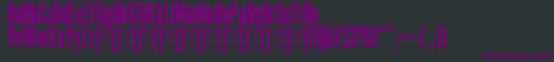 RabiosaFfp Font – Purple Fonts on Black Background