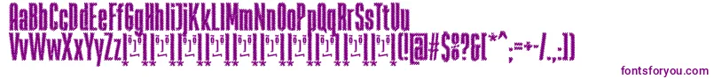 RabiosaFfp Font – Purple Fonts on White Background